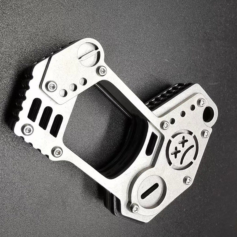 Utensile Portatile EDC da Esterno in Acciaio a Foro Singolo
