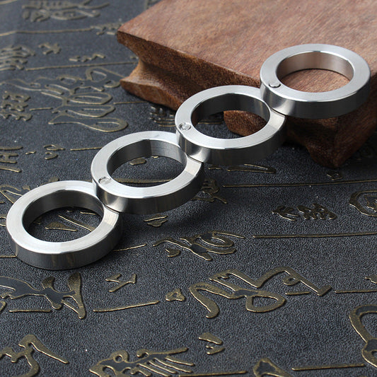 Four Finger Stainless Steel Foldable Finger Tool Outdoor EDC
