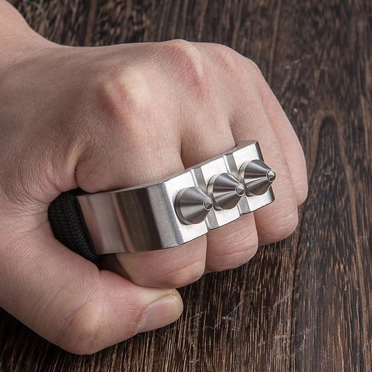 2 Finger Brass Knuckles - Tacsafeworld EDC Gadgets