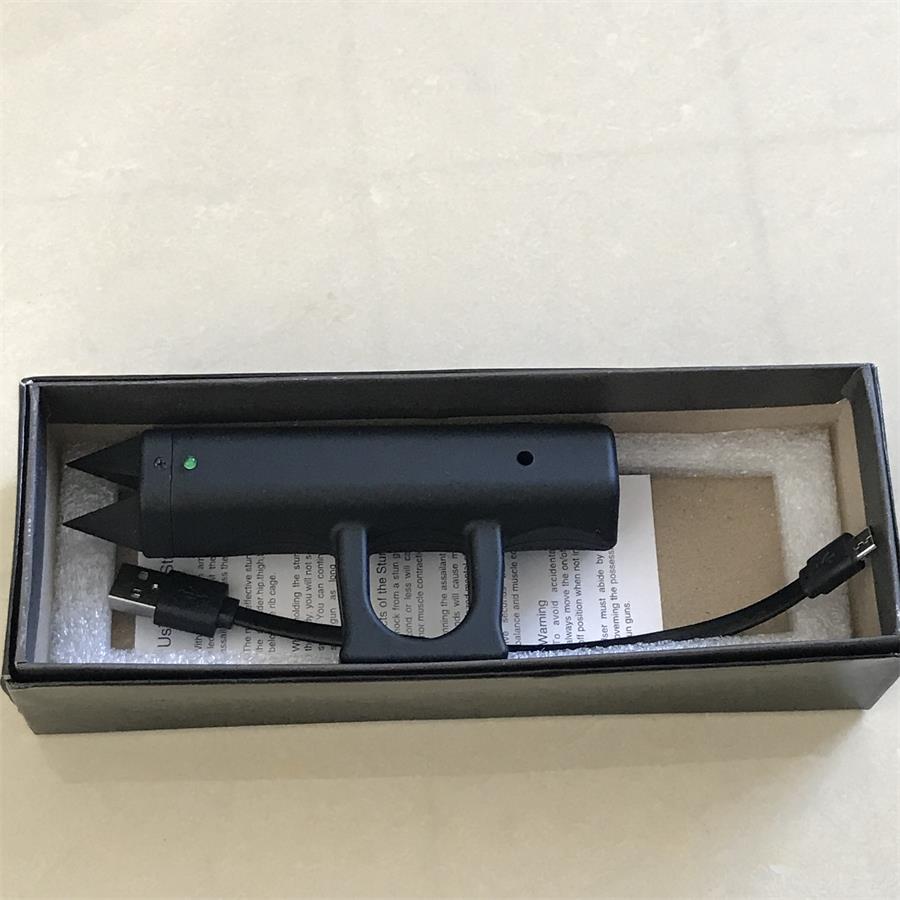 Herramienta EDC portátil de exterior negra de un solo orificio