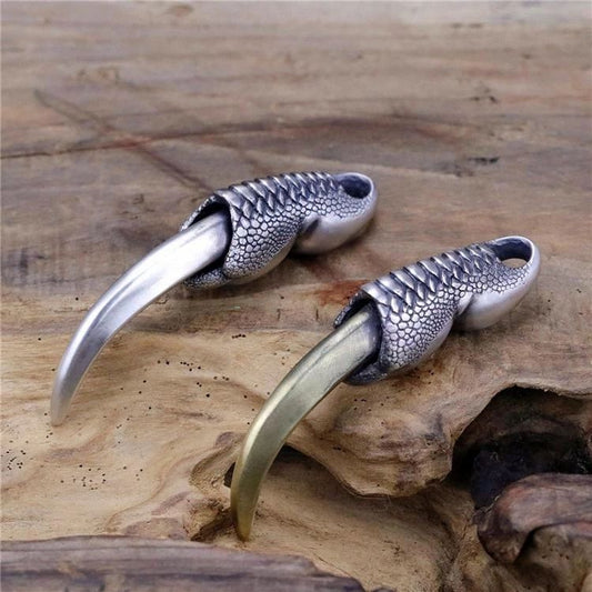 Carved Pendant Necklace EDC Tools Backpack Decoration