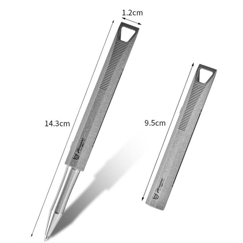 Push Slide Pen Titanium Crowbar Comfortable To Use