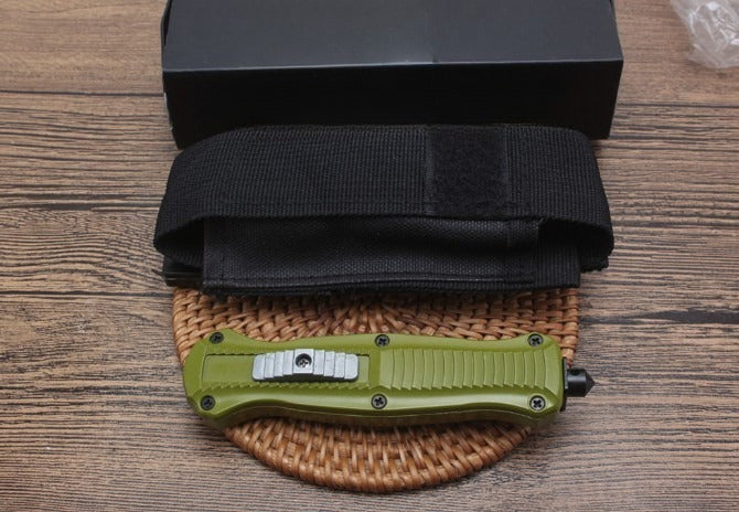 BM3300 Utensile portatile per esterni in lega di alluminio con impugnatura piccola verde