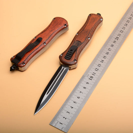Wood Handle EDC Camping Pocket Tool