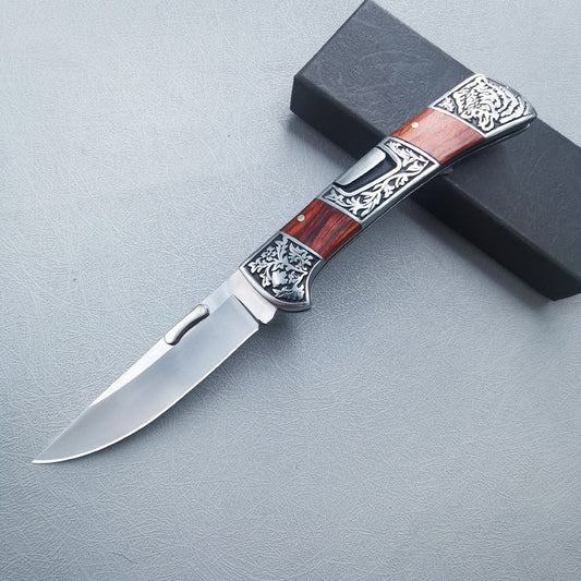 Exquisitely Carved Outdoor Foldable Portable Tool