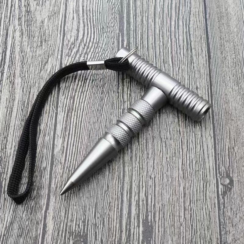 Bolígrafo de aluminio de estilo múltiple para exteriores, herramienta EDC portátil