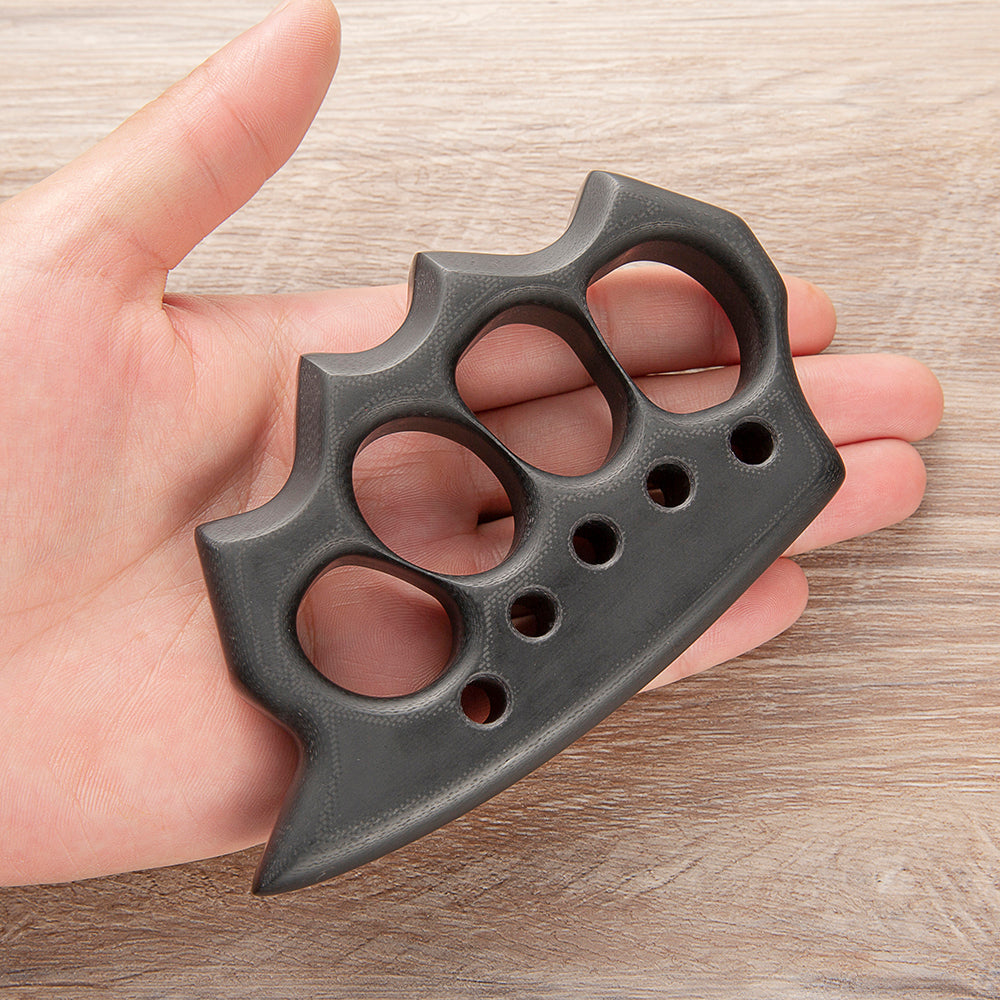 Tirapugni in ottone con punte in fibra di vetro G10 senza metallo