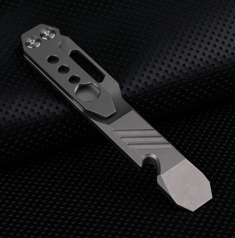 TC4 Titanium Alloy Multifunctional Tool Bottle Opener Portable EDC
