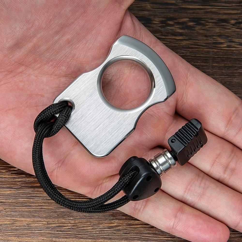 Nudillos de latón de un solo dedo de acero inoxidable 304 para mujer