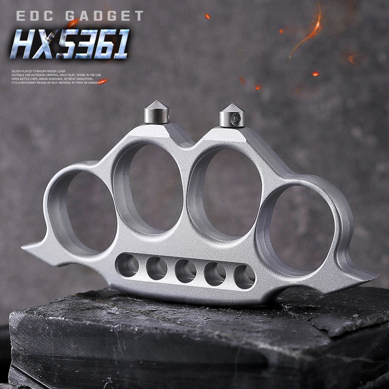 2026 New HX5361 Zinc Alloy Self Defense Brass Knuckles