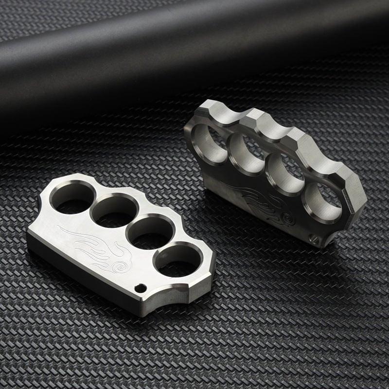Anillos de nudillos de latón de acero inoxidable 304 real - Gadgets EDC Tacsafeworld