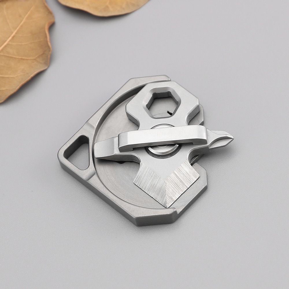 Titanium Alloy Mini Multi-function Keyaccessoryr Backpack EDC Tool