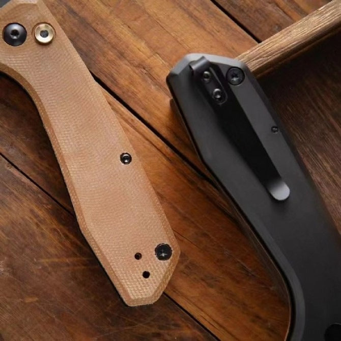ZT0512 Utensile Portatile da Esterno con Elegante Manico Marrone