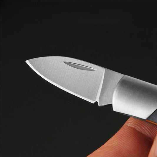 Mini Folding Keyaccessoryr Wooden Handle Pocket Backpack Tool