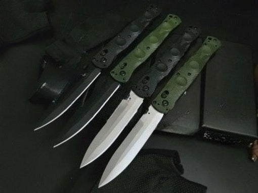 BM391 Nylon Fiberglass Plastic Handle D2 Steel Outdoor Folding Tool