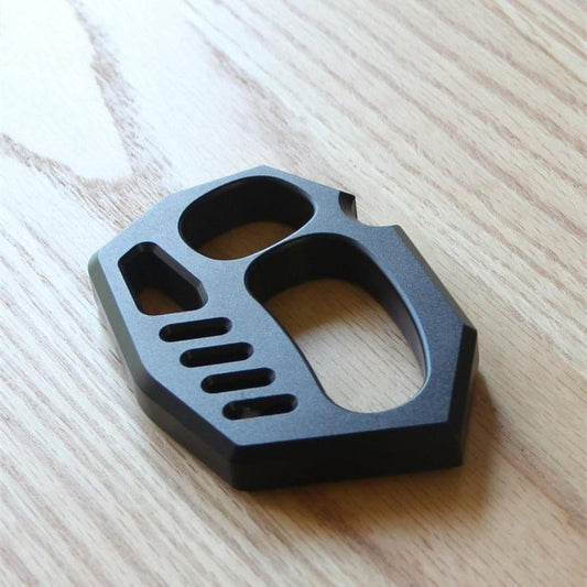 Fist Knuckles Black Aluminium Alloy Light - Tacsafeworld EDC Gadgets