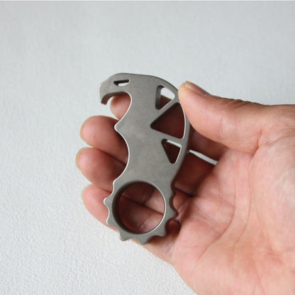 Titanium Monster Bottle Opener Multi-Function Keyaccessoryr EDC Backpack Tool
