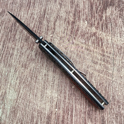 J21 440 Steel Carved Wooden Handle Folding Outdoor Tools