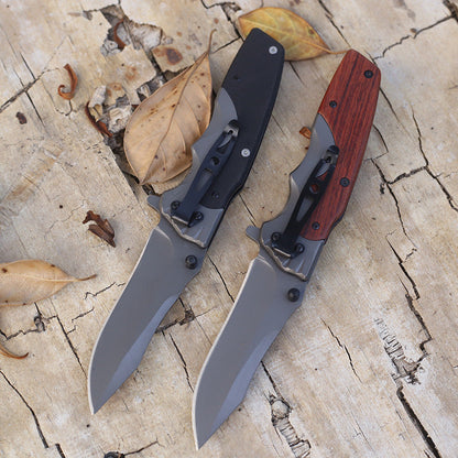 Multi-functional Outdoor Folding  G10 Wood Handle Portable Tool