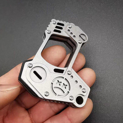 Herramienta portátil EDC de acero de un solo orificio para exteriores