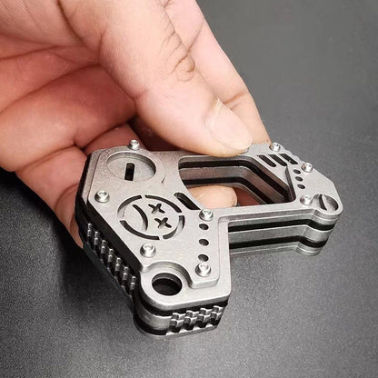 Herramienta portátil EDC de acero de un solo orificio para exteriores