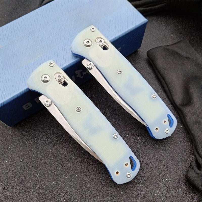 BM535 Gradient Blue G10 Handle S30v Outdoor Folding Tool