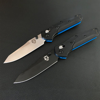 Herramienta EDC portátil plegable Liome 945 con mango G10 bicolor para exteriores