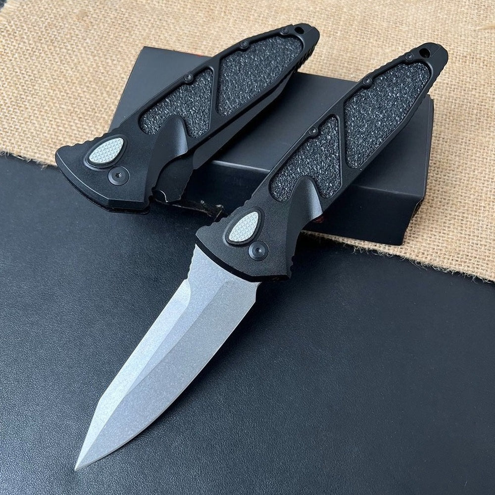 Damascus Steel-clad Aluminum Alloy Handle Outdoor Portable Tool