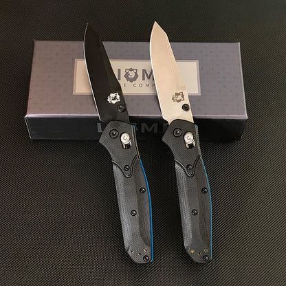 Herramienta EDC portátil plegable Liome 945 con mango G10 bicolor para exteriores