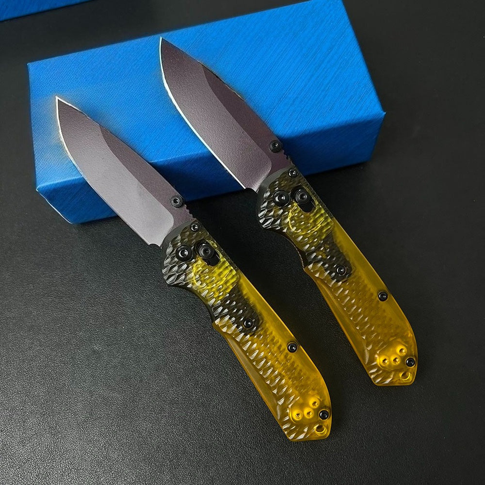 BM Mini 565PL-2501 Hammered Clear PEI Handle Outdoor Tool