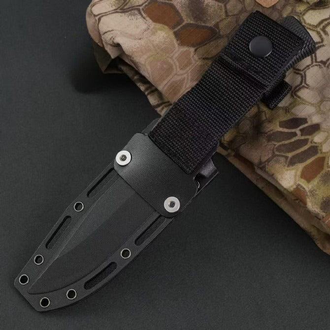 Herramientas de exterior de acero SK-5 49LCKD con revestimiento de teflón negro