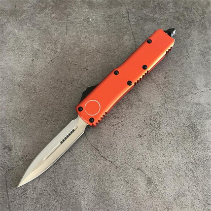 Ferramenta EDC de bolso para exterior D2, com cabo de alumínio