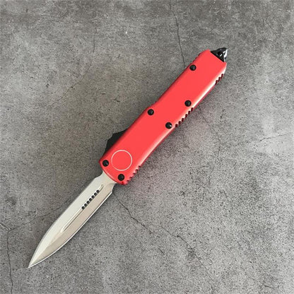 Ferramenta EDC de bolso para exterior D2, com cabo de alumínio