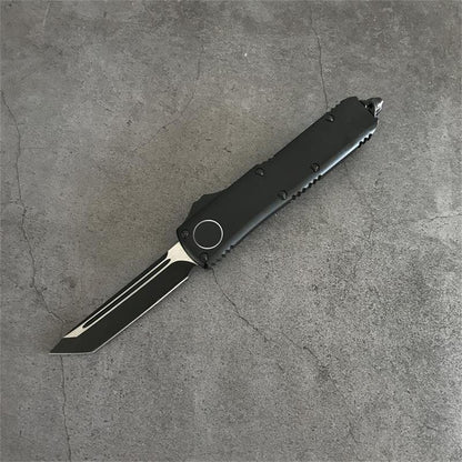 Ferramenta EDC de bolso para exterior D2, com cabo de alumínio