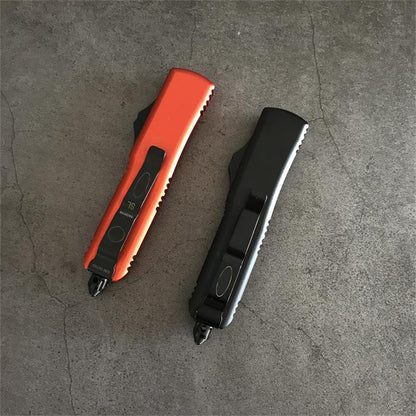 Ferramenta EDC de bolso para exterior D2, com cabo de alumínio