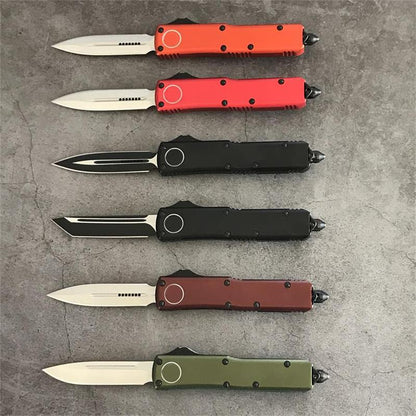 Ferramenta EDC de bolso para exterior D2, com cabo de alumínio