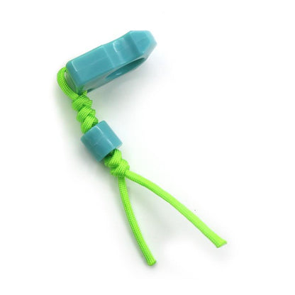 Herramienta EDC portátil de plástico PA fluorescente para exteriores de un solo orificio