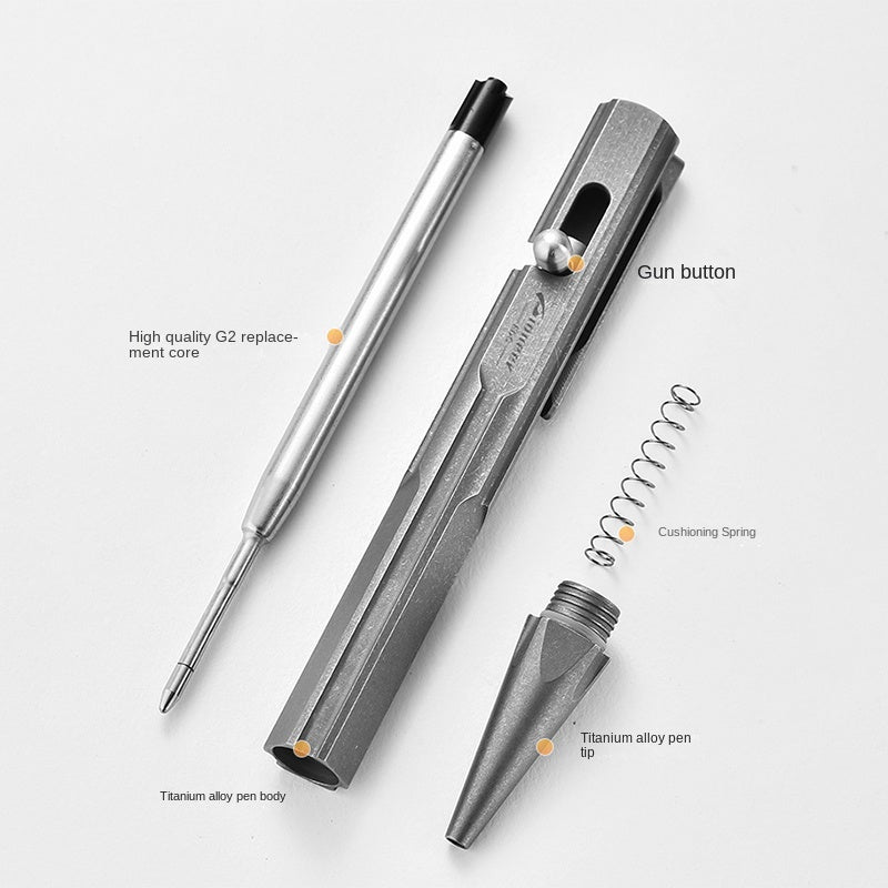 Titanium Pen EDC Outdoor Easy Carry Tool