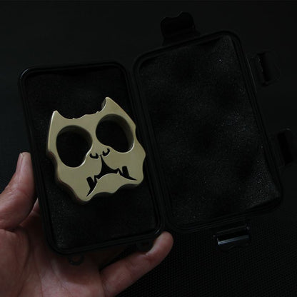 Thickened Dog Head Brass Two-hole Outdoor Tool