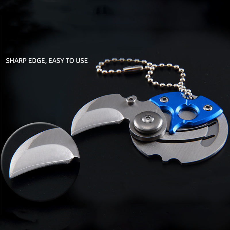 Mini Coin Keychain Pendant EDC Tool