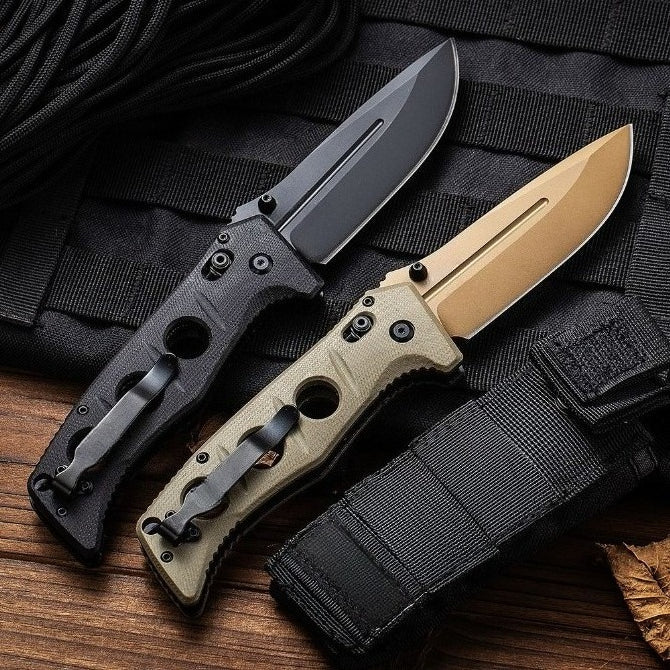 BM275SFE-2 G10 D2 Herramienta Plegable de Exterior con Recubrimiento de Titanio