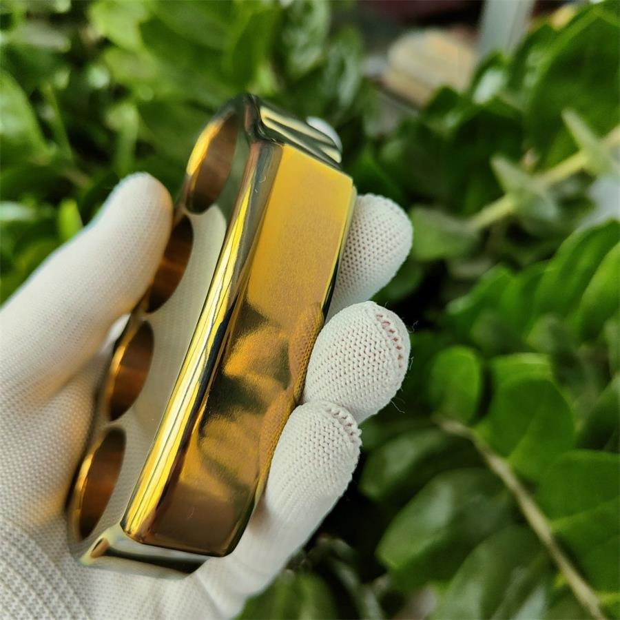 Herramienta de orificio grande para exterior, pulida, chapada en oro anodizado clásico, engrosada