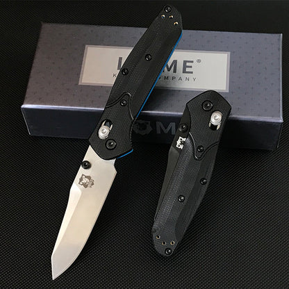 Herramienta EDC portátil plegable Liome 945 con mango G10 bicolor para exteriores
