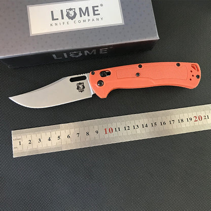 Utensile EDC portatile Liome 15535 pieghevole da esterno, con manico in nylon