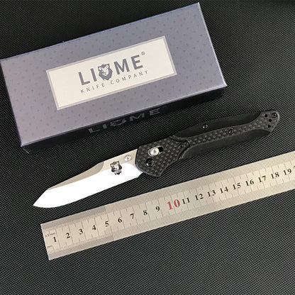 Liome 940 Klappbares Taschenwerkzeug EDC mit Kohlefasergriff für draußen