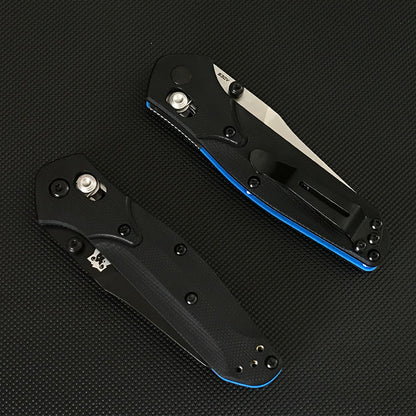 Herramienta EDC portátil plegable Liome 945 con mango G10 bicolor para exteriores