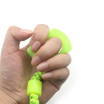 Herramienta EDC portátil de plástico PA fluorescente para exteriores de un solo orificio