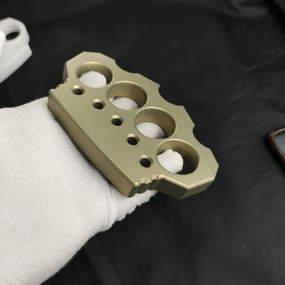 Strumenti EDC creativi da esterno in alluminio, neri e dorati