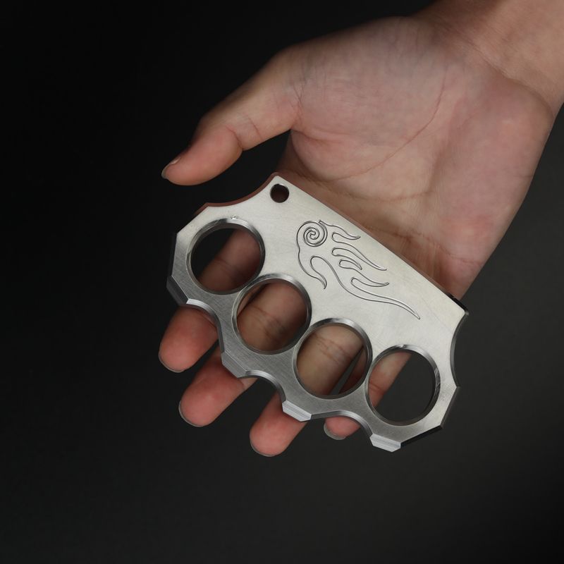 Herramientas EDC de acero clásico con patrón de espiral