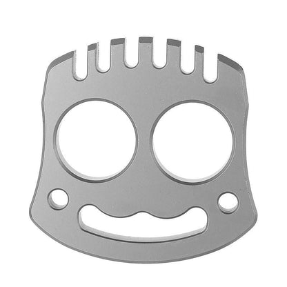 Herramienta EDC de acero multiusos con calavera sonriente y sonrojada